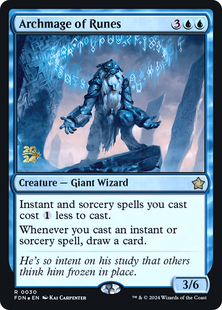 Archmage of Runes (PRE-30S) - Foundations Promos Foil
