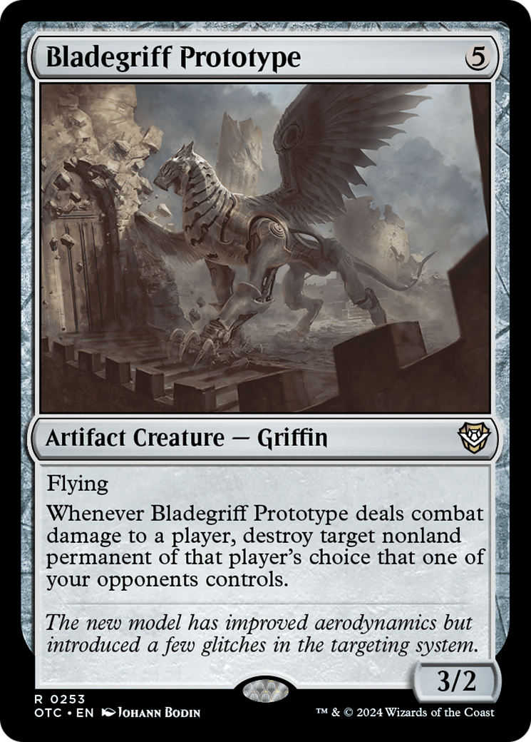 Bladegriff Prototype⁣ - Commander: Outlaws of Thunder Junction⁣ (Rare)⁣ [253]