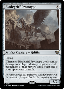 Bladegriff Prototype⁣ - Commander: Outlaws of Thunder Junction⁣ (Rare)⁣ [253]