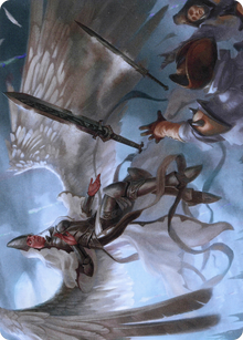 Angelic Quartermaster // Angelic Quartermaster (AVOW-005) - Crimson Vow Art Series (Borderless)