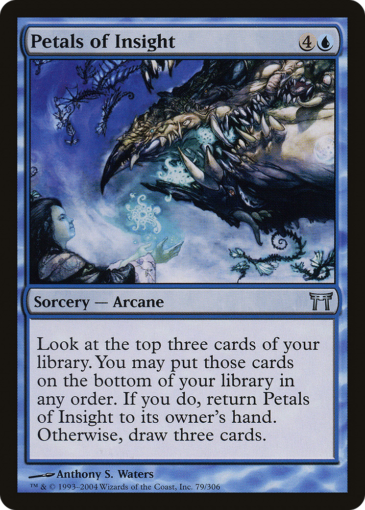 Petals of Insight (CHK-079) - Champions of Kamigawa