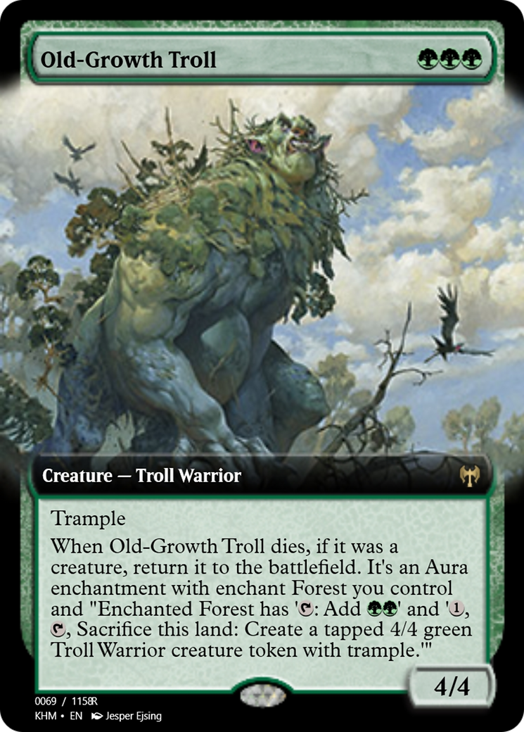 Old-Growth Troll (PRM-88338) - Magic Online Promos