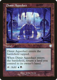 Dimir Aqueduct⁣ - Commander: The Brothers' War⁣ (Uncommon)⁣ [182]