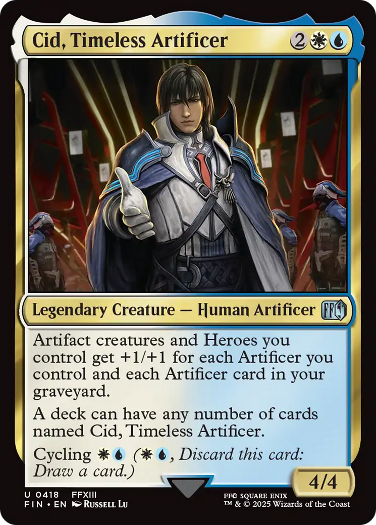 Cid, Timeless Artificer (FIN-418) - FINAL FANTASY