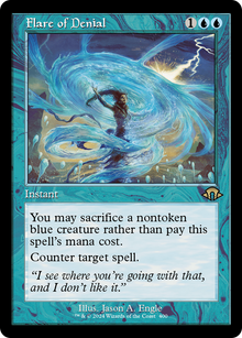 Flare of Denial (V.2)⁣ - Modern Horizons 3: Extras⁣ (Rare)⁣ [400]