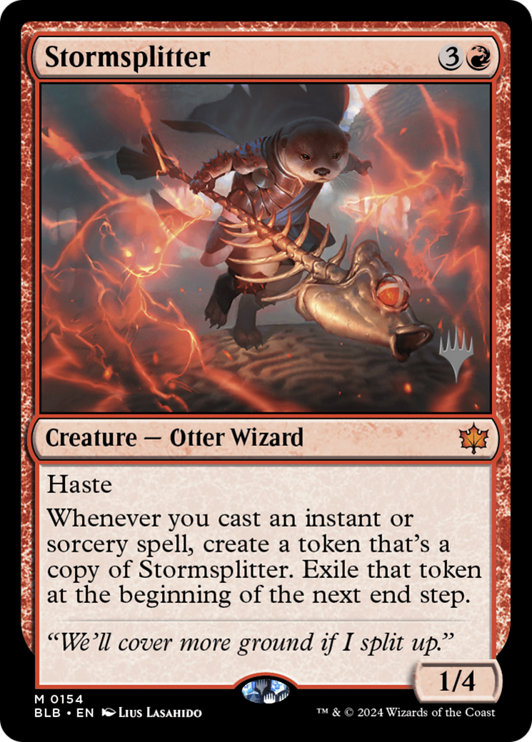 Stormsplitter (PPBLB-154) - Bloomburrow Promos Foil