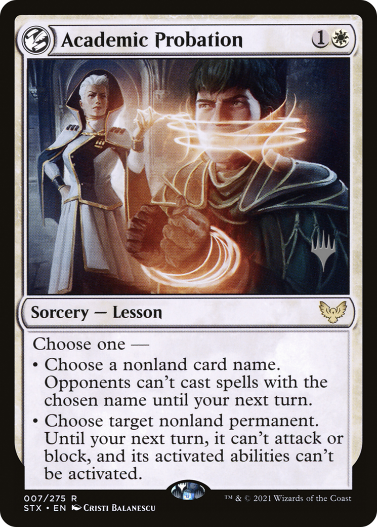 Academic Probation (PPSTX-007) - Strixhaven: School of Mages Promos: (lesson)