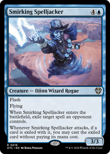 Smirking Spelljacker⁣ - Commander: Outlaws of Thunder Junction⁣ (Rare)⁣ [16]