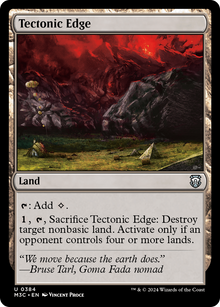Tectonic Edge⁣ - Commander: Modern Horizons 3⁣ (Uncommon)⁣ [384]