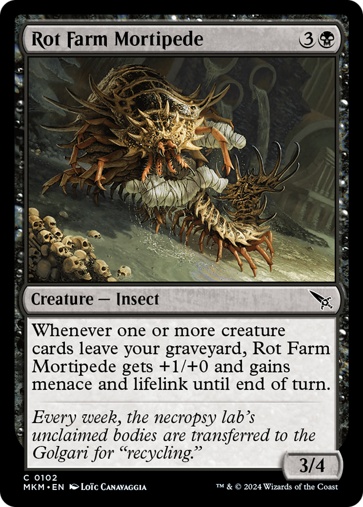 Rot Farm Mortipede (MKM-102) - Murders at Karlov Manor Foil