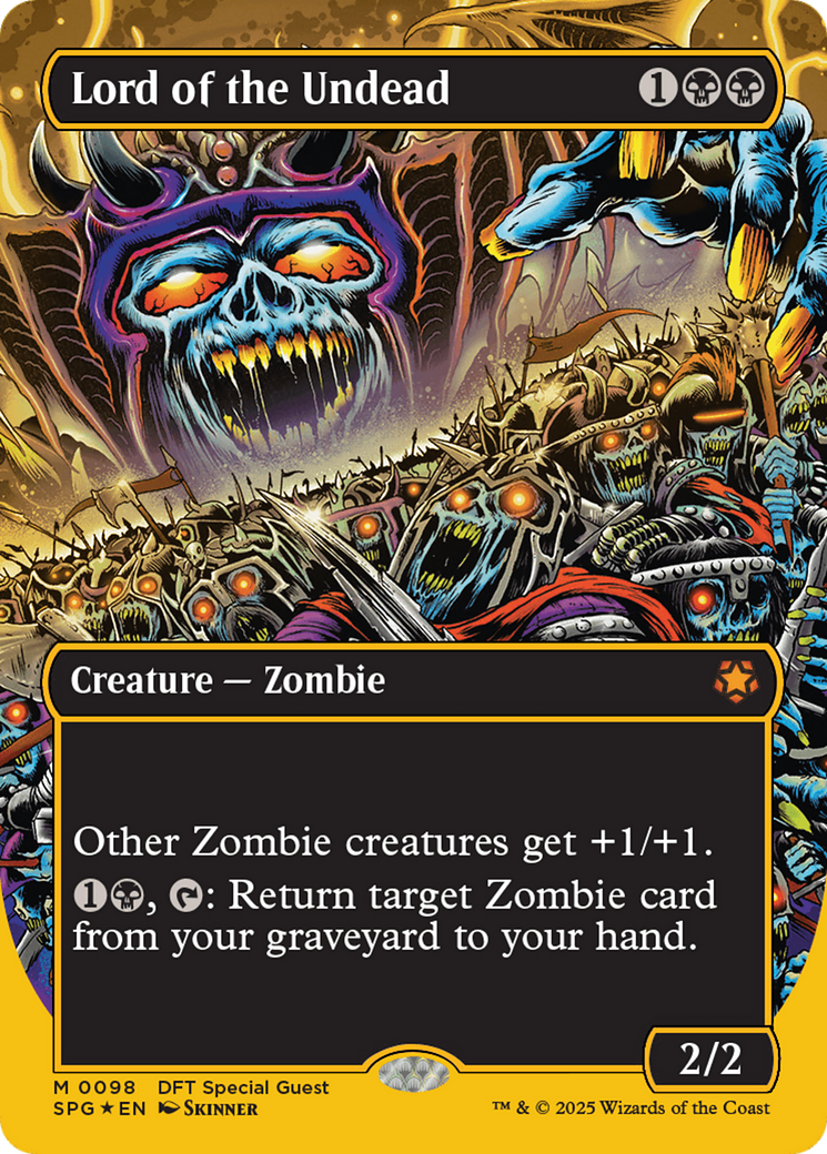 Lord of the Undead (SPG-098) - Special Guests (Borderless) Foil