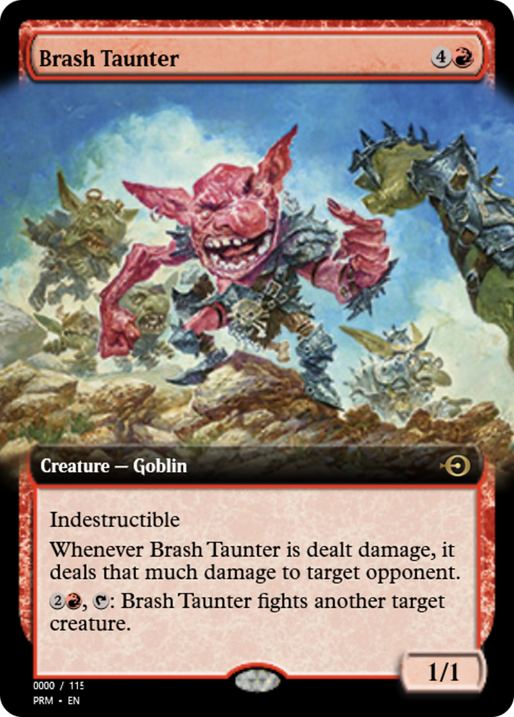 Brash Taunter (PRM-81974) - Magic Online Promos Foil