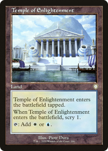 Temple of Enlightenment⁣ - Commander: The Brothers' War⁣ (Rare)⁣ [206]