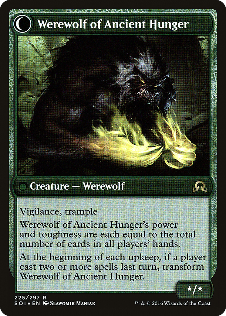 Sage of Ancient Lore (PRE-225S) - Shadows over Innistrad Promos: (Double Faced Transform) Foil