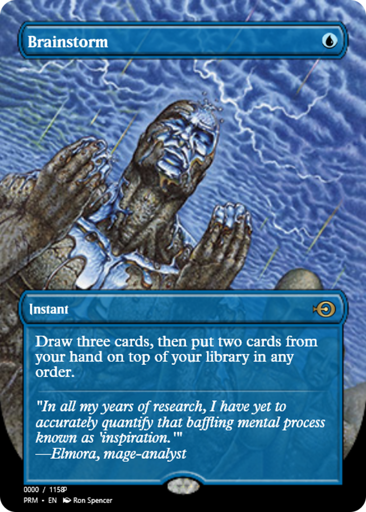 Brainstorm (PRM-82834) - Magic Online Promos Foil