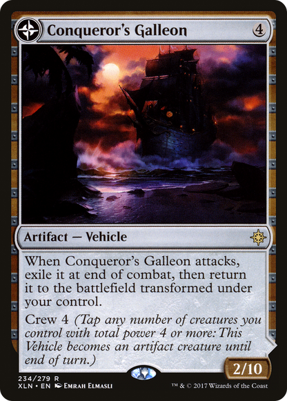 Conqueror's Galleon (XLN-234) - Ixalan: (compasslanddfc) Foil