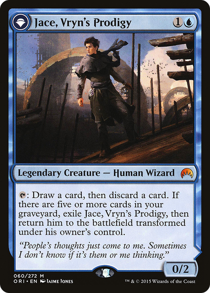 Jace, Vryn's Prodigy (ORI-060) - Magic Origins: (originpwdfc)