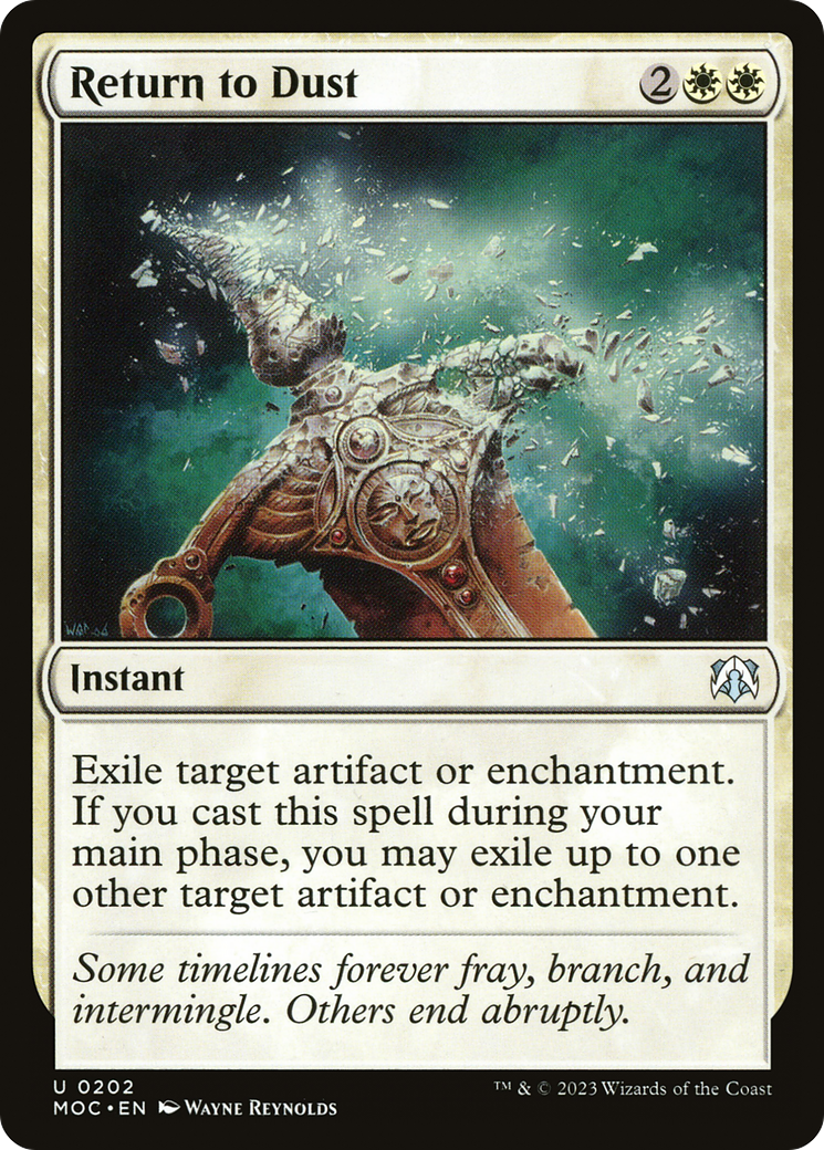 Return to Dust⁣ - Commander: March of the Machine⁣ (Uncommon)⁣ [202]