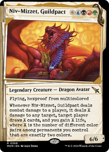 Niv-Mizzet, Guildpact (Showcase) (368) (MKM-368) - Murders at Karlov Manor: (Showcase) Foil