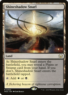 Shineshadow Snarl⁣ - Commander: March of the Machine⁣ (Rare)⁣ [422]