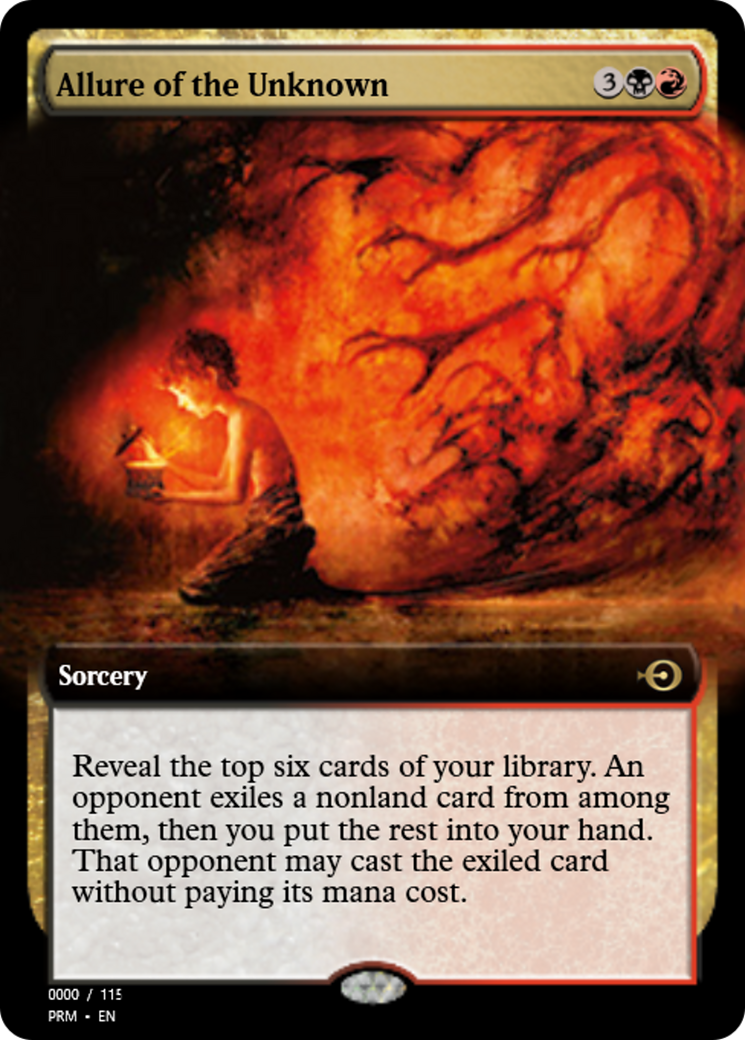 Allure of the Unknown (PRM-79937) - Magic Online Promos Foil