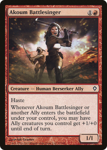 Akoum Battlesinger (WWK-071) - Worldwake