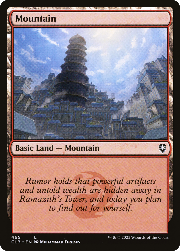 Mountain (V.3)⁣ - Commander Legends: Battle for Baldur's Gate: Extras⁣ (Land)⁣ [465]