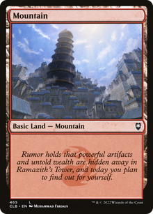 Mountain (V.3)⁣ - Commander Legends: Battle for Baldur's Gate: Extras⁣ (Land)⁣ [465]