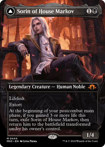 Sorin of House Markov (Borderless) (MH3-444) - Modern Horizons 3 (Borderless)