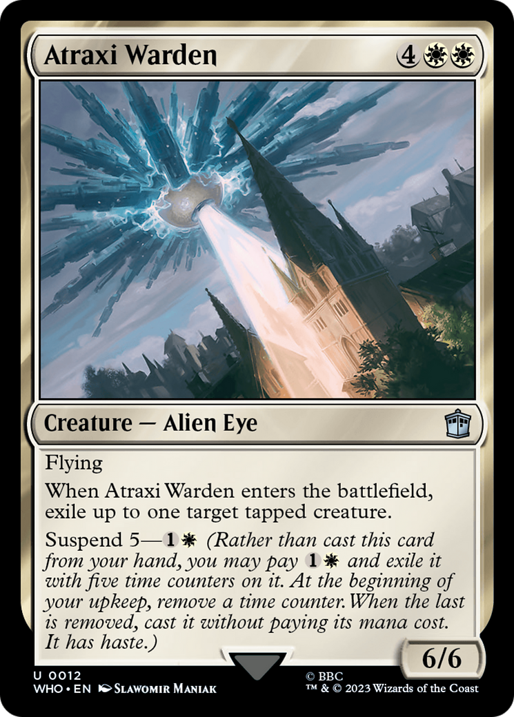 Atraxi Warden⁣ - Universes Beyond: Doctor Who⁣ (Uncommon)⁣ [12]