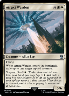Atraxi Warden⁣ - Universes Beyond: Doctor Who⁣ (Uncommon)⁣ [12]