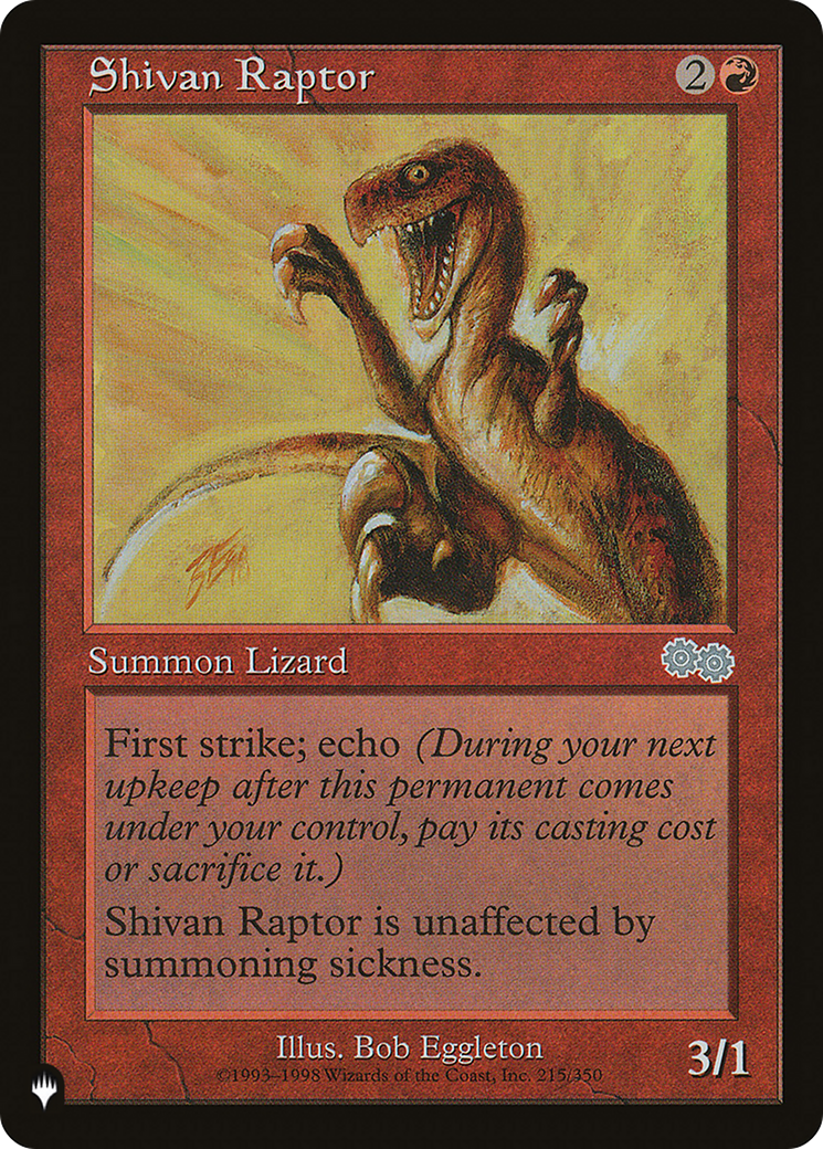 Shivan Raptor (LIST-USG-215) - The List