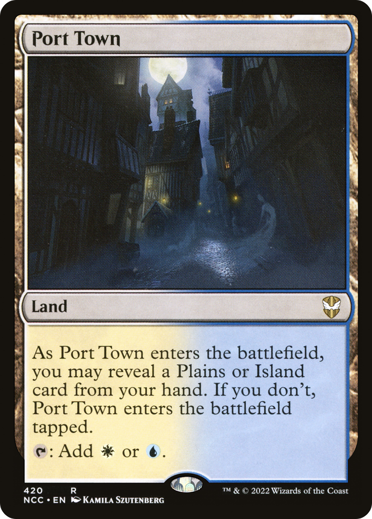 Port Town⁣ - Commander: Streets of New Capenna⁣ (Rare)⁣ [420]