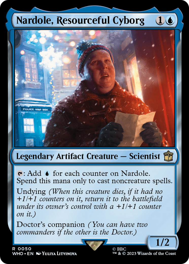 Nardole, Resourceful Cyborg⁣ - Universes Beyond: Doctor Who⁣ (Rare)⁣ [50]