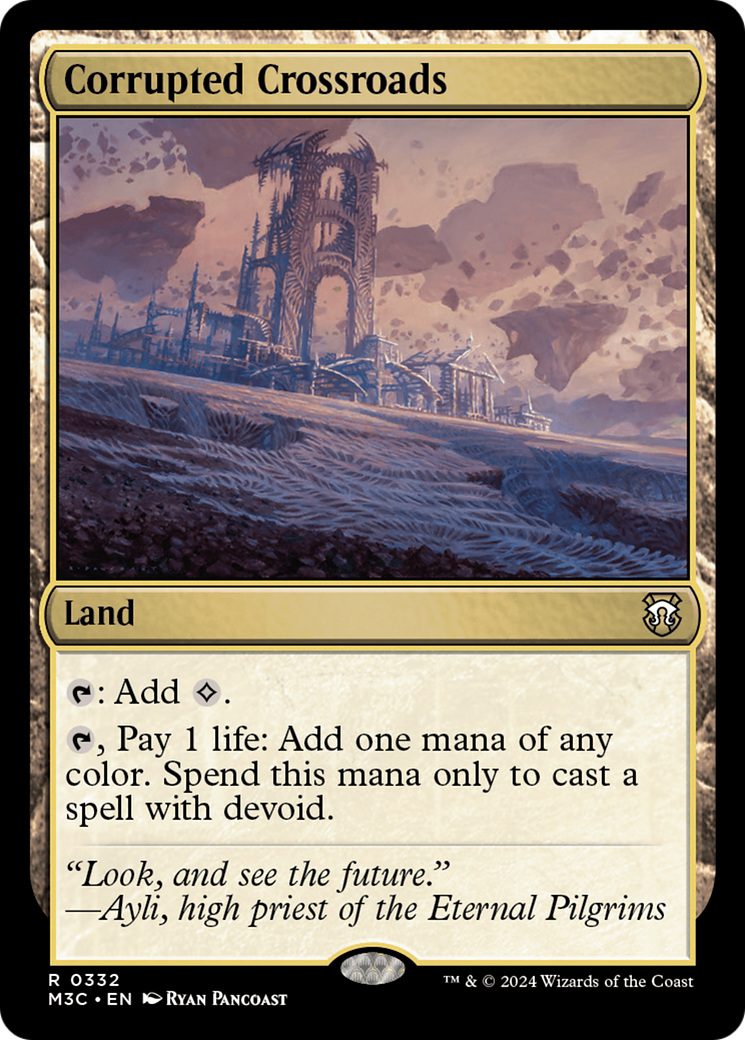 Corrupted Crossroads⁣ - Commander: Modern Horizons 3⁣ (Rare)⁣ [332]