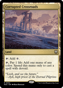 Corrupted Crossroads⁣ - Commander: Modern Horizons 3⁣ (Rare)⁣ [332]
