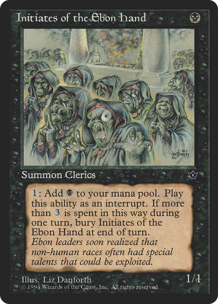 Initiates of the Ebon Hand (Danforth) (FEM-39B) - Fallen Empires