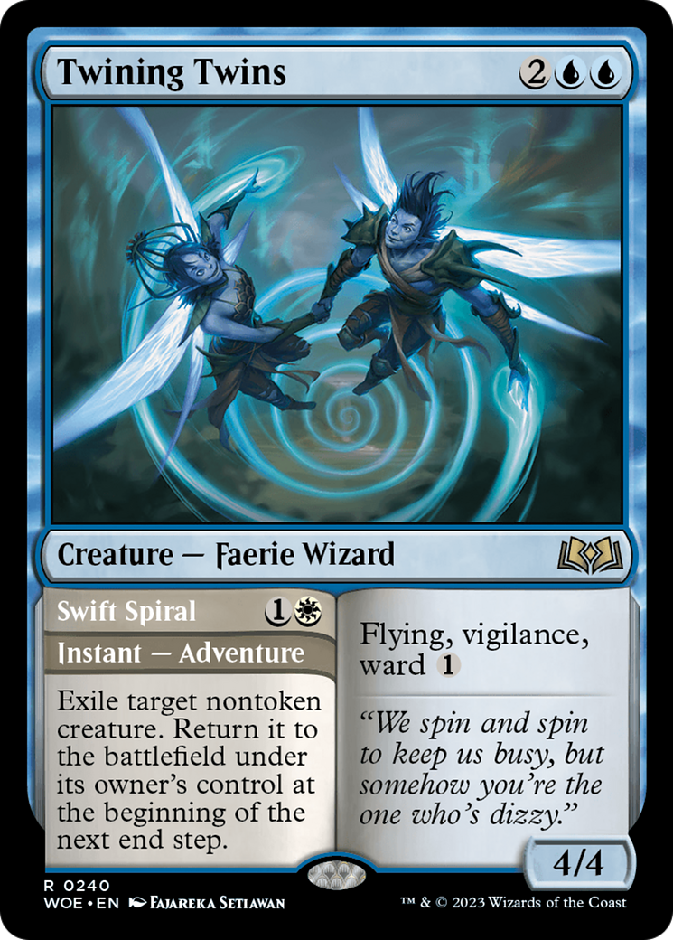 Twining Twins (WOE-240) - Wilds of Eldraine Foil