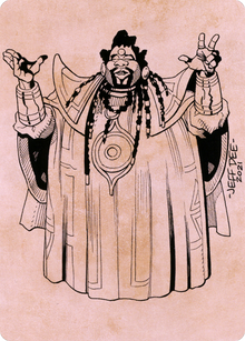 Alaundo the Seer // Alaundo the Seer (ACLB-061) - Battle for Baldur's Gate Art Series (Borderless)