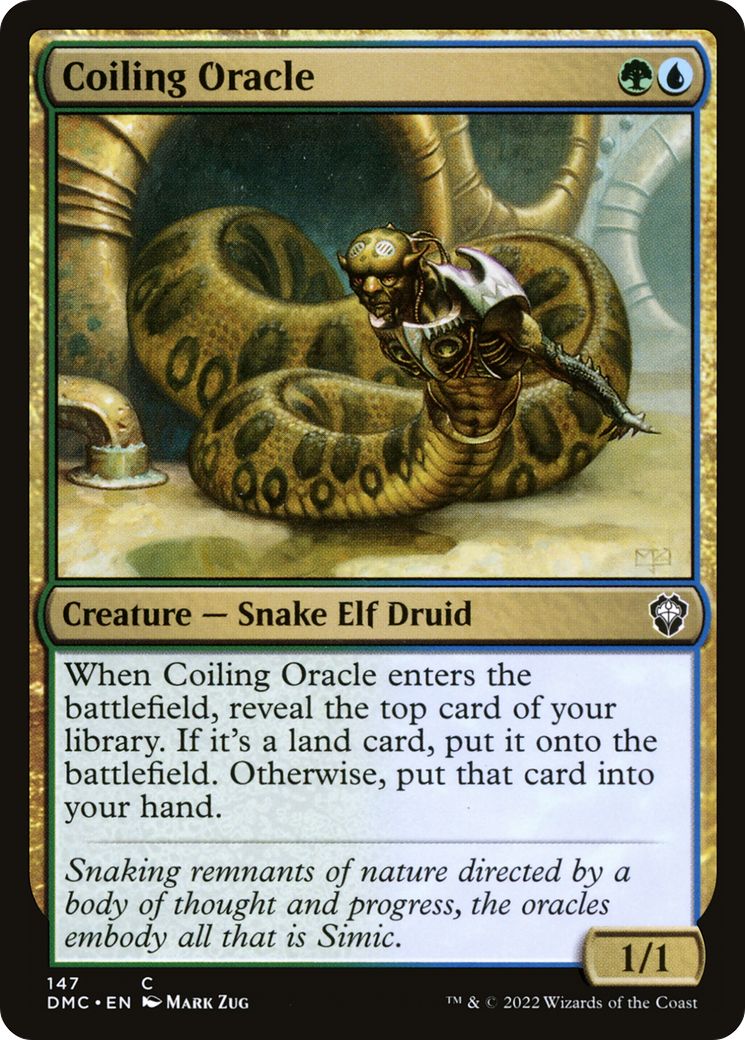 Coiling Oracle⁣ - Commander: Dominaria United⁣ (Common)⁣ [147]