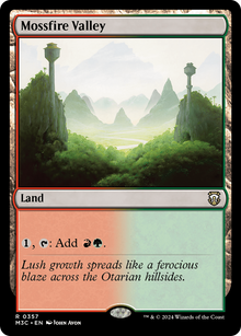Mossfire Valley⁣ - Commander: Modern Horizons 3⁣ (Rare)⁣ [357]