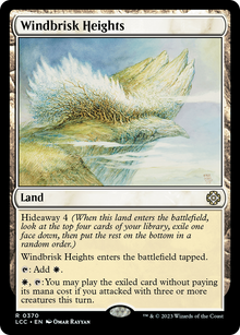 Windbrisk Heights⁣ - Commander: The Lost Caverns of Ixalan⁣ (Rare)⁣ [370]