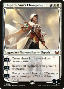 Elspeth, Sun's Champion⁣ - Commander: March of the Machine⁣ (Mythic)⁣ [182]