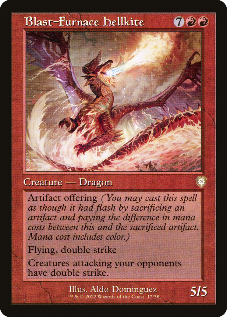 Blast-Furnace Hellkite⁣ - Commander: The Brothers' War⁣ (Rare)⁣ [12]