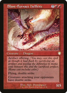 Blast-Furnace Hellkite⁣ - Commander: The Brothers' War⁣ (Rare)⁣ [12]