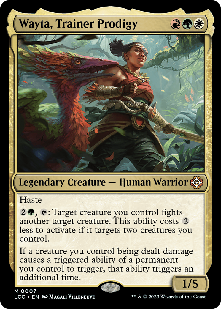 Wayta, Trainer Prodigy⁣ - Commander: The Lost Caverns of Ixalan⁣ (Mythic)⁣ [7]