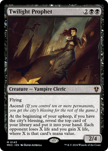 Twilight Prophet⁣ - Commander: Murders at Karlov Manor⁣ (Mythic)⁣ [143]