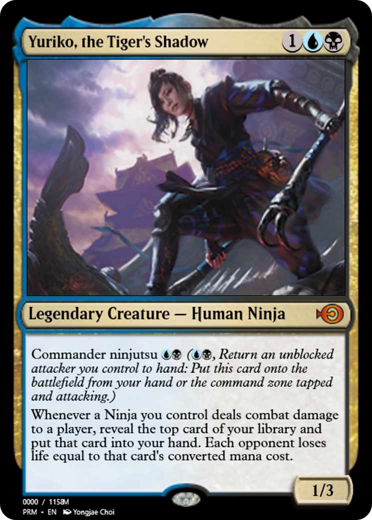 Yuriko, the Tiger's Shadow (PRM-86214) - Magic Online Promos Foil