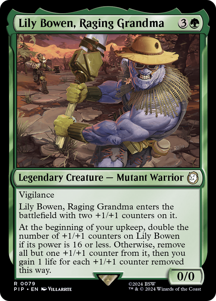 Lily Bowen, Raging Grandma⁣ - Universes Beyond: Fallout⁣ (Rare)⁣ [79]