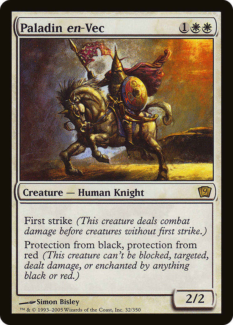 Paladin en-Vec (9ED-32★) - Ninth Edition Foil